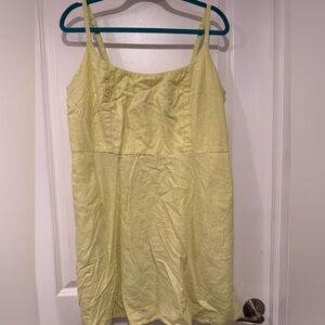 Old Navy Yellow Scoop Neck Sundress